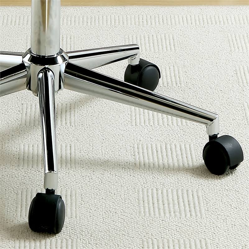 Brown Ergonomic Armless Office Chair D37010