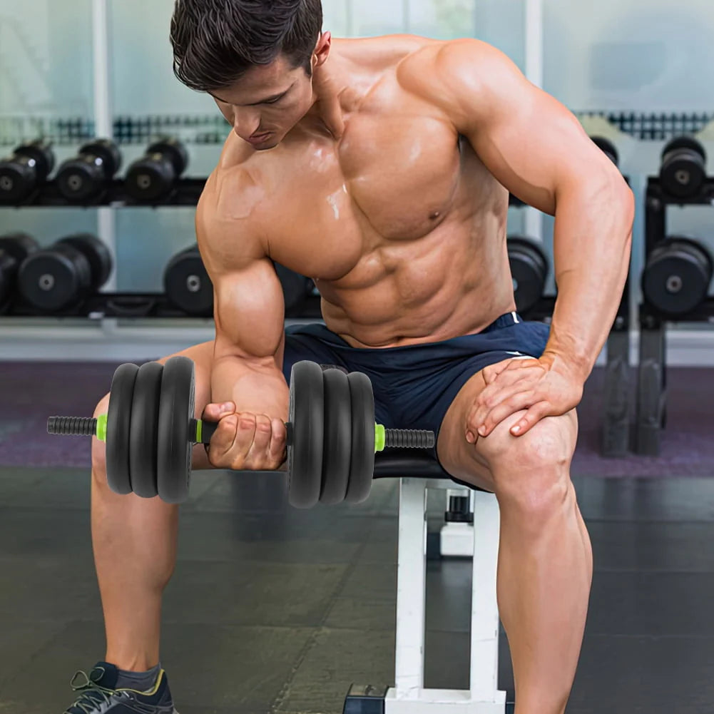 4-in-1 Adjustable Dumbbells Set 66 LBS S12994