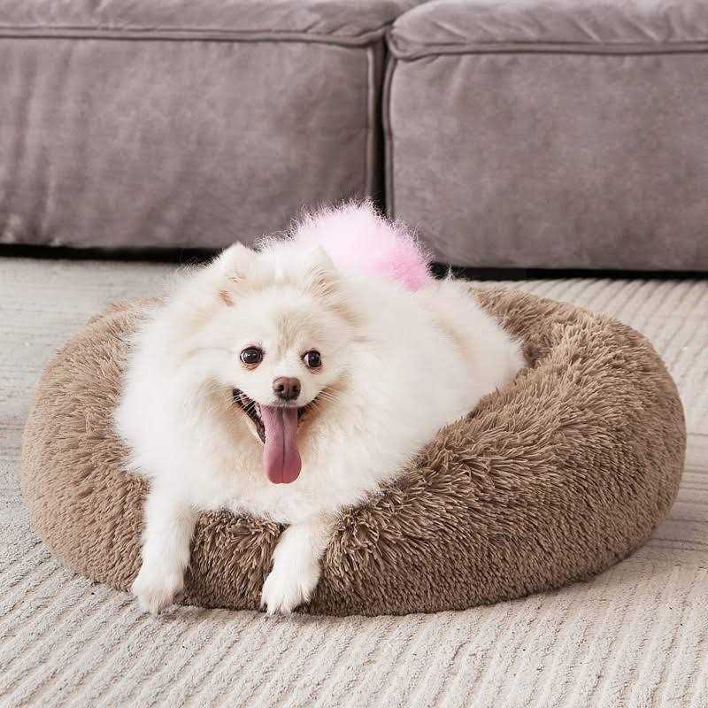 Orthopedic Donut Cuddler Round Dog Bed Washable Cat Cushion M46170