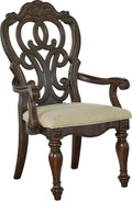 Brown Pecan Arm Chair P4607