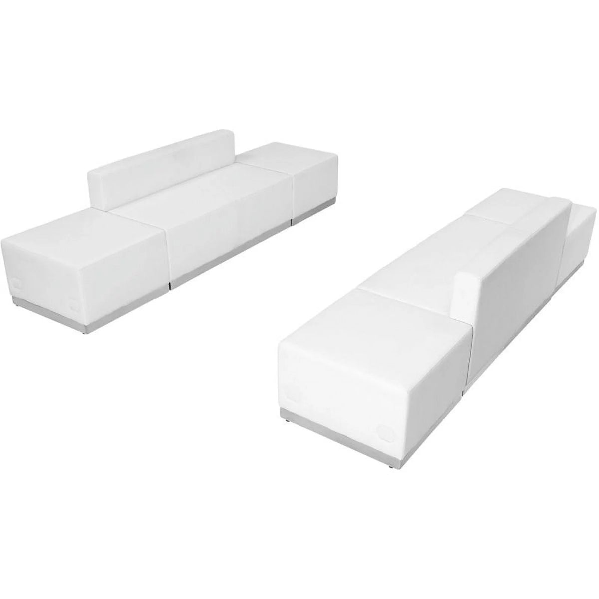 6 Piece Reception Seating in White E18845