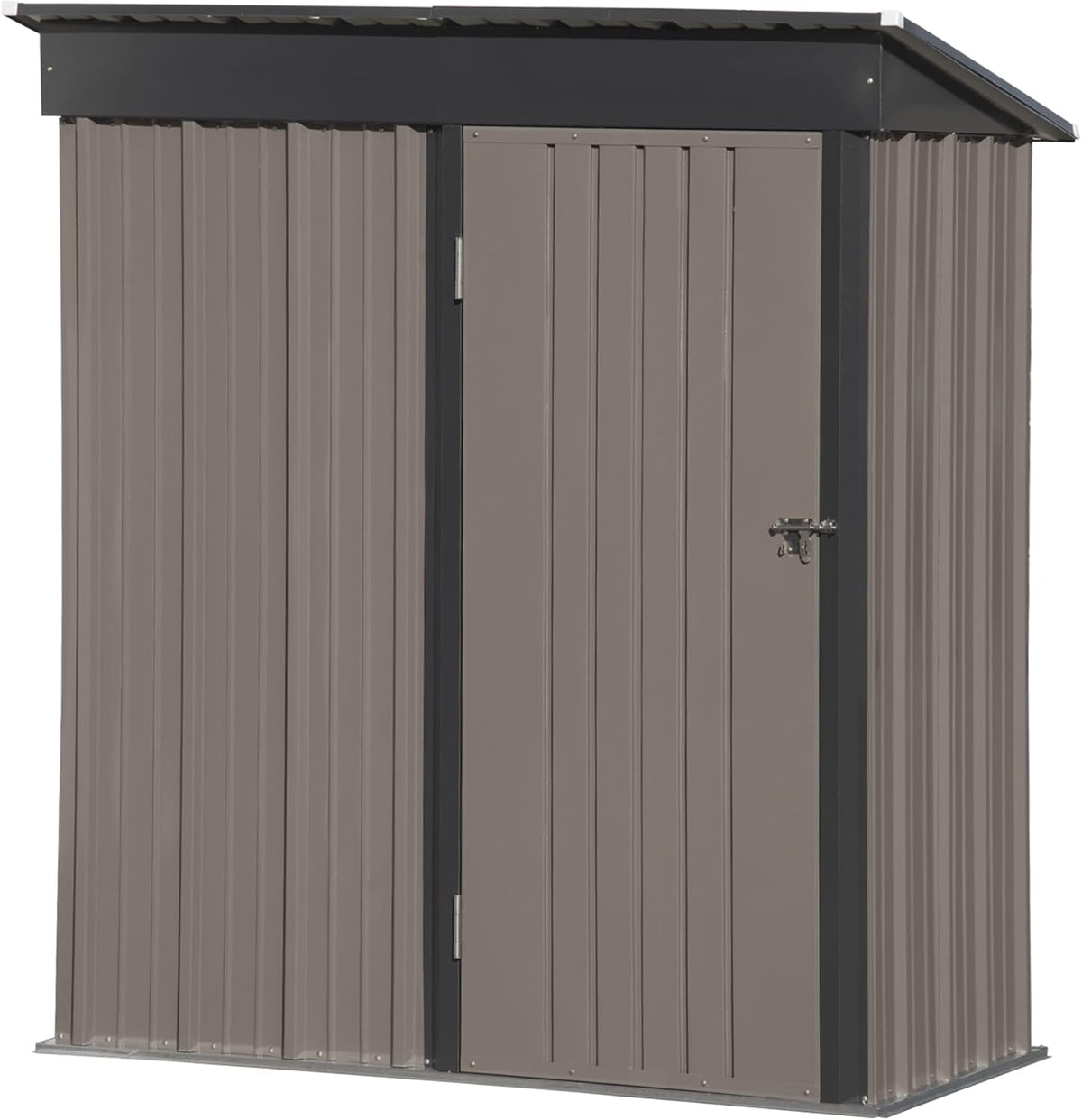 Outdoor Storage Garden Shed 5ft.Wx3ft.L Metal Storage Cabinet with Lockable Door R442