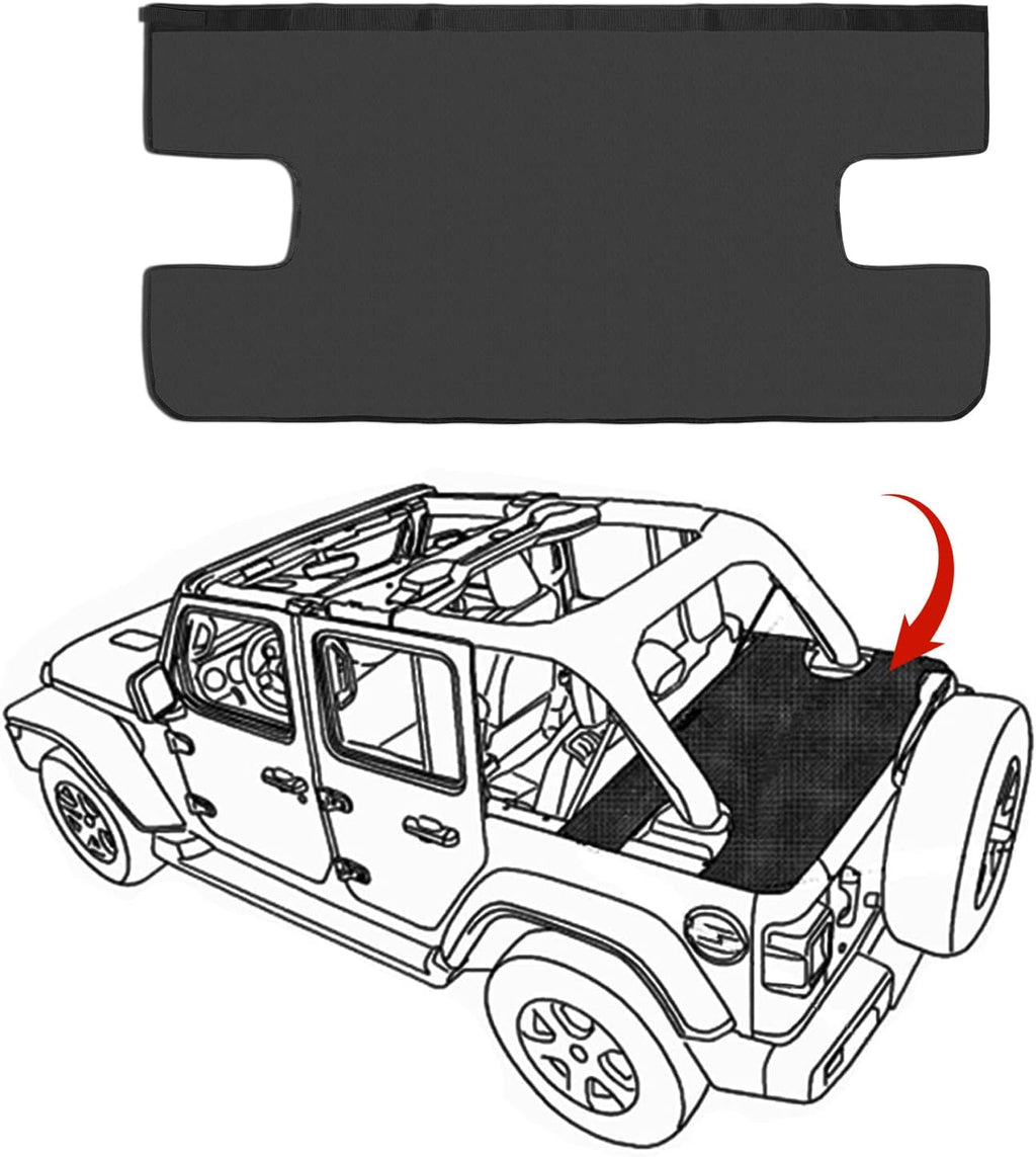Black Vinyl Tonneau Cover 3 pcs F33014