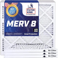 11.5x11.5x1 MERV 8 Pleated HVAC Air Filter 4-Pack X194283