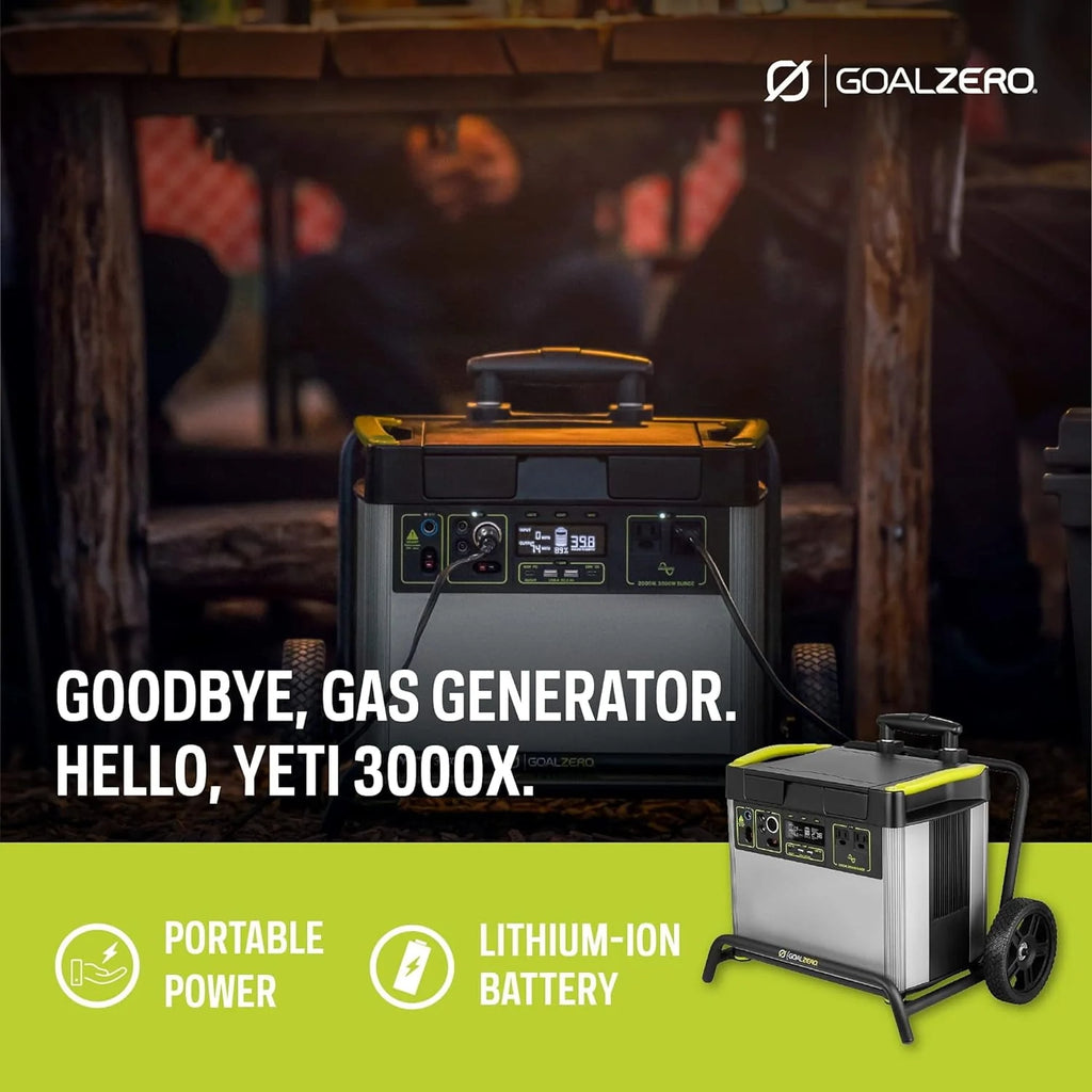 Portable Power Station 3032Wh Lithium Battery Generator 2000 Watt A688