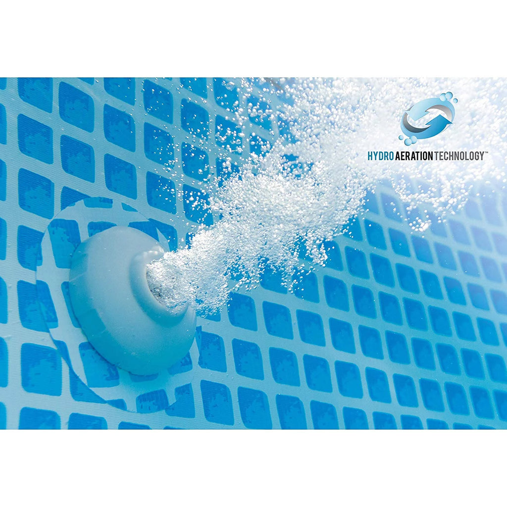10ft x 30in Prism Frame Above Ground Swimming Pool & Filter Pump L260588