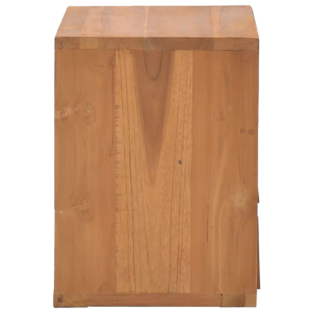 Solid Teak Wood Bedside Cabinet L6658