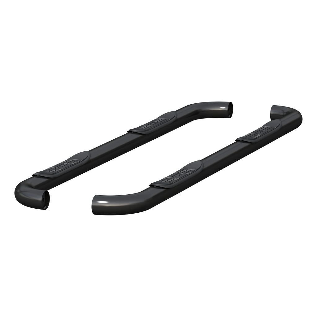 3-Inch Round Black Stainless Steel Nerf Bars C84715