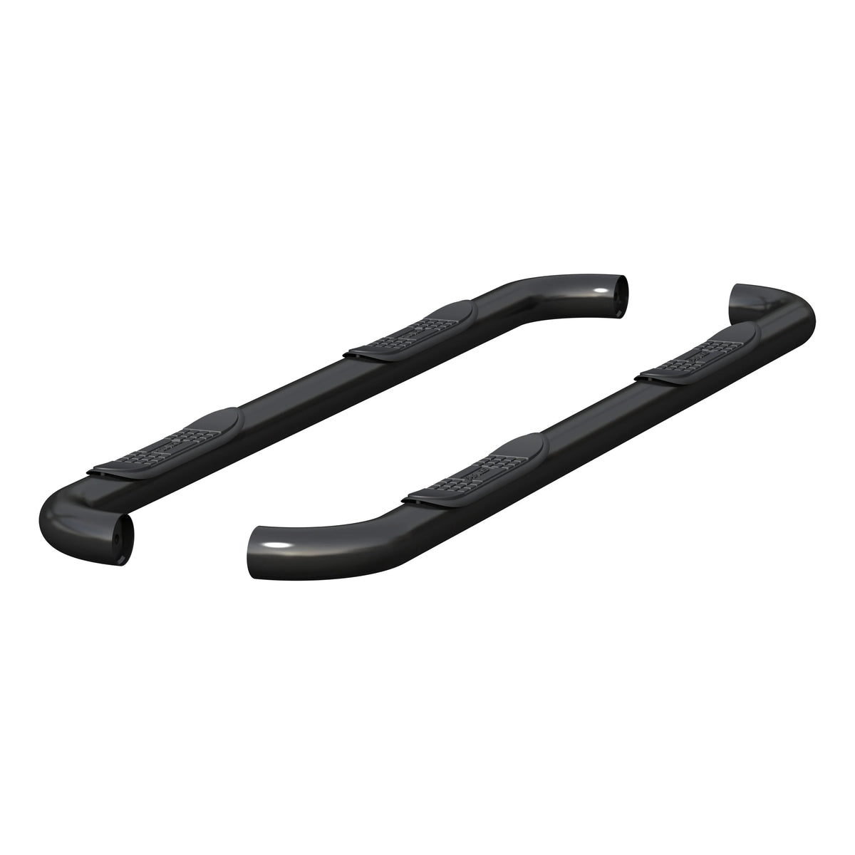 3-Inch Round Black Stainless Steel Nerf Bars C84715