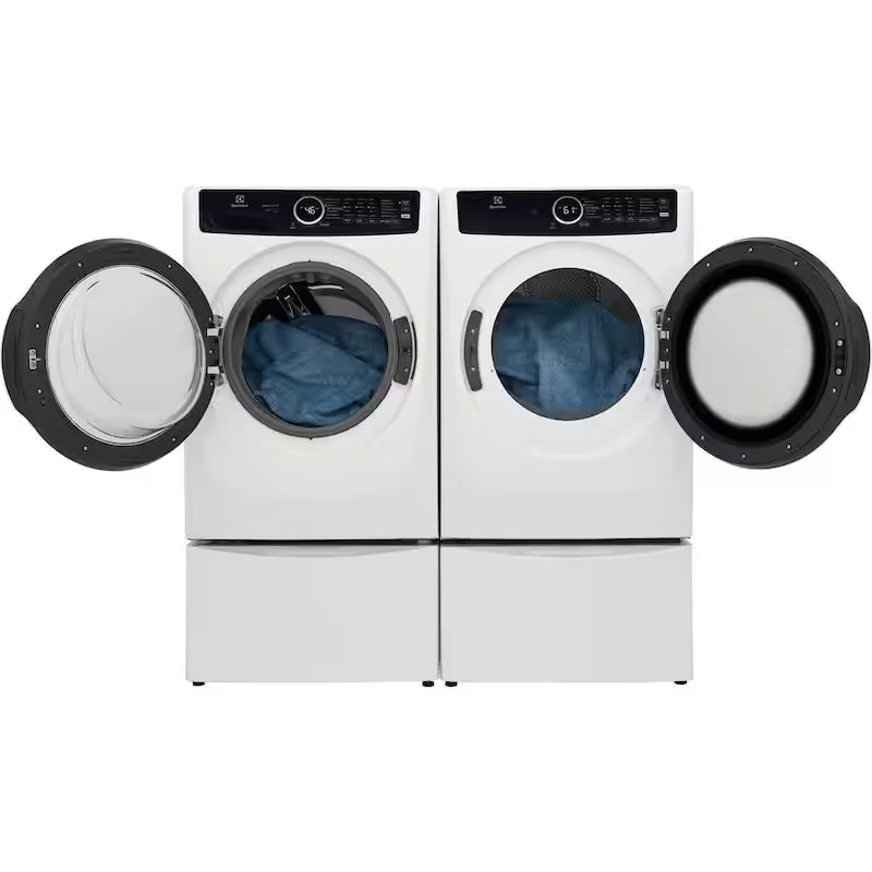 8 cu. ft. Vented Front Load Electric Dryer with Steam in White W706882
