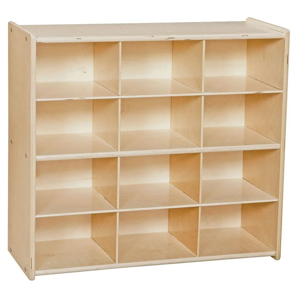 12 Cubbies Birch Plywood Storage Cabinet C856586