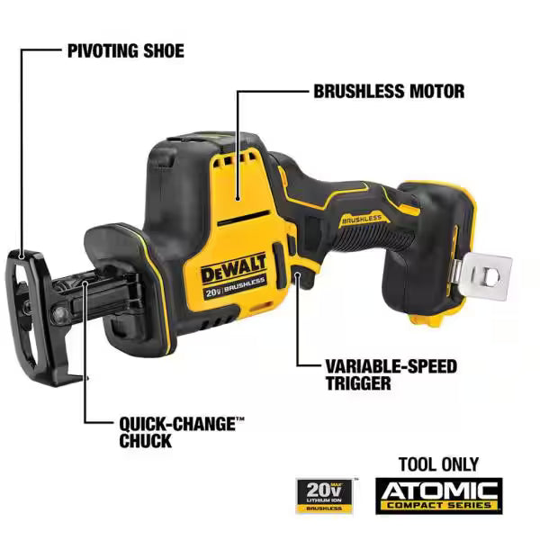 20V MAX Cordless Brushless 4 Tool Combo Kit with 2.0Ah Batteries B352499