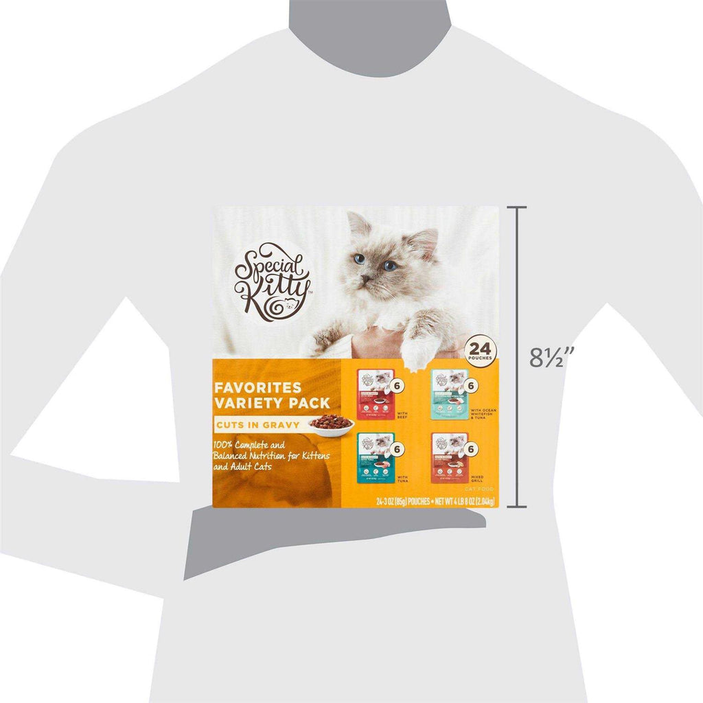 Cuts in Gravy Cat Food 3oz. Pouches Q547569