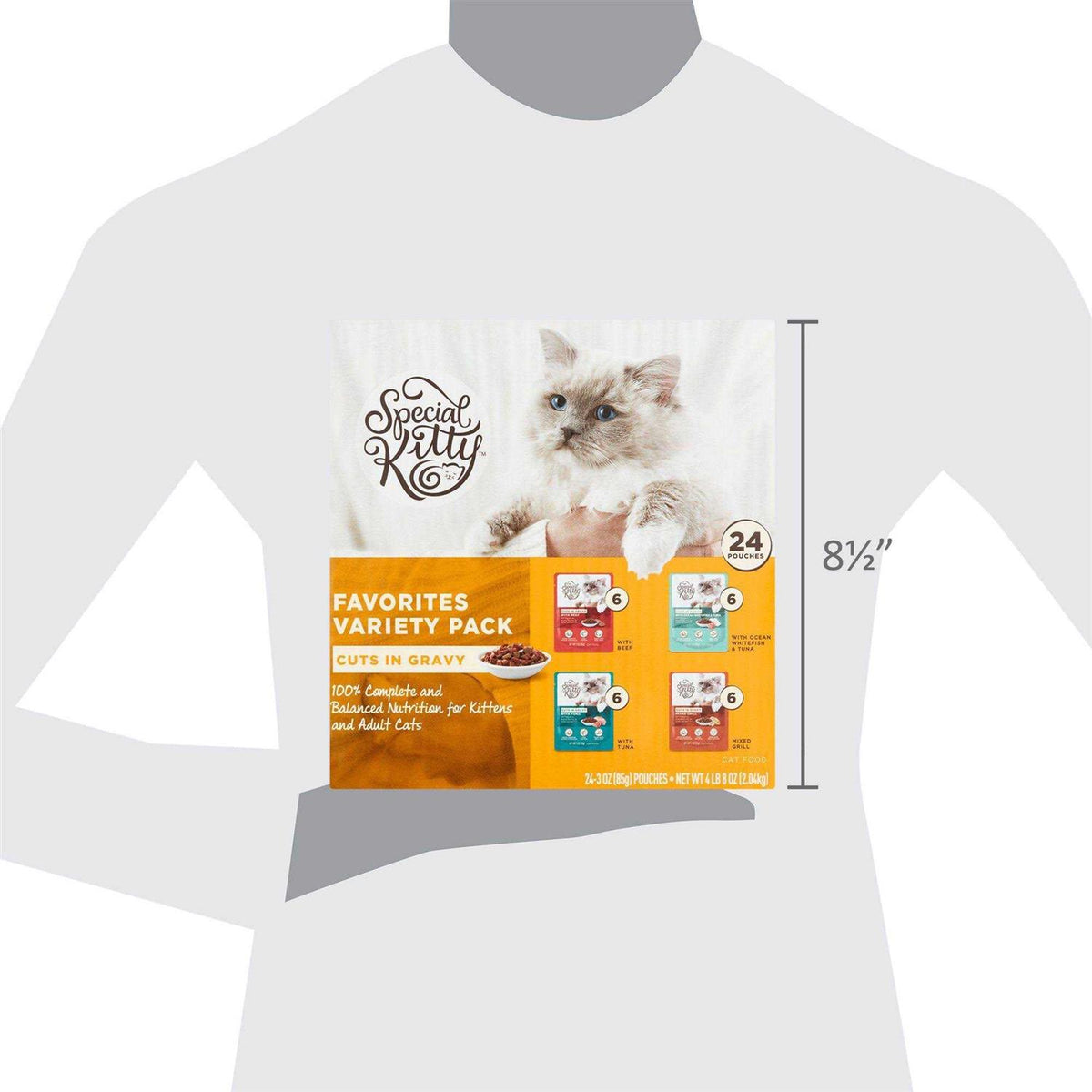 Cuts in Gravy Cat Food 3oz. Pouches Q547569