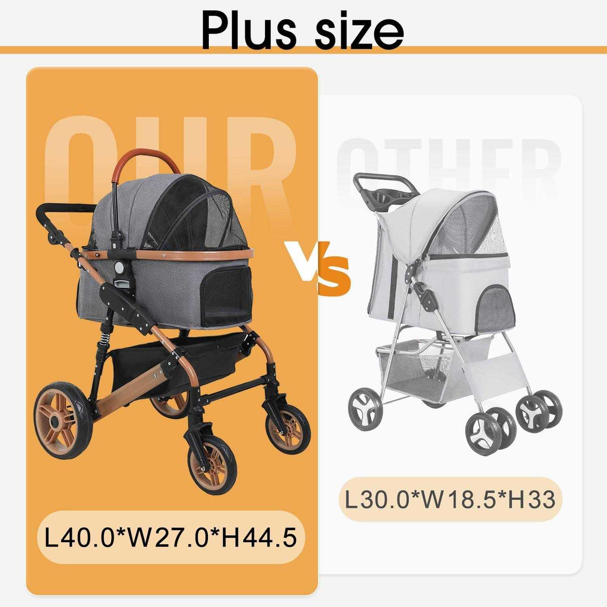 4 Wheels Folding Lightweight Pet Stroller C225