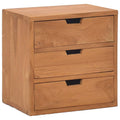 Solid Teak Wood Bedside Cabinet L6658