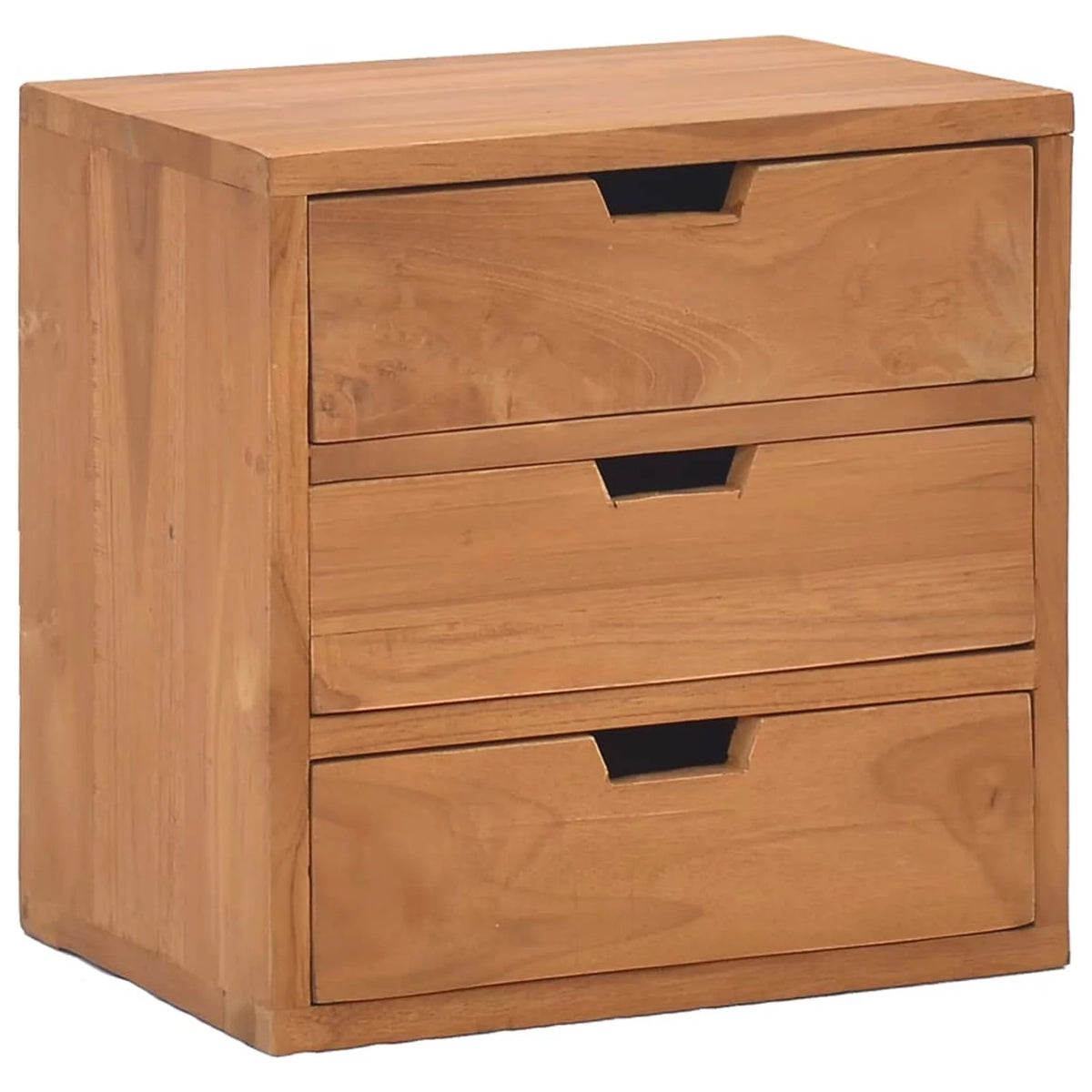 Solid Teak Wood Bedside Cabinet L6658