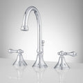 Widespread Bathroom Faucet with Pop-Up Drain Assembly S726