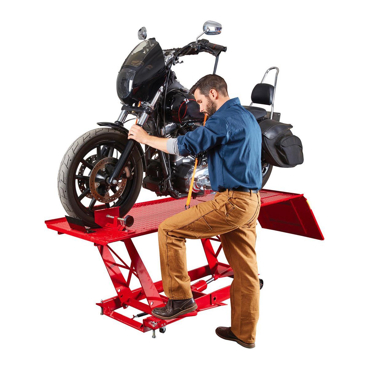 1000 lb. Steel Motorcycle Lift Q848