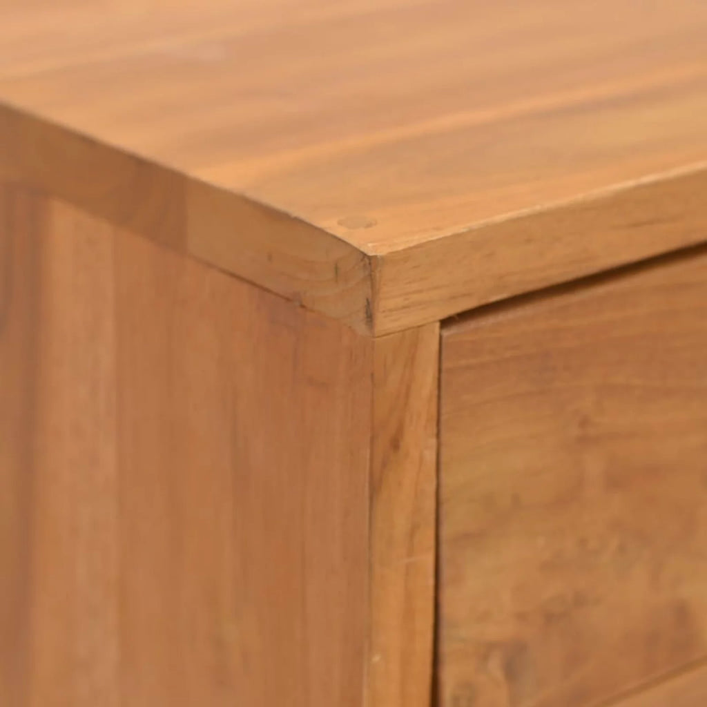 Solid Teak Wood Bedside Cabinet L6658