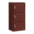 Indoor Modern 3-Shelf 3-Door Bookcase M275936