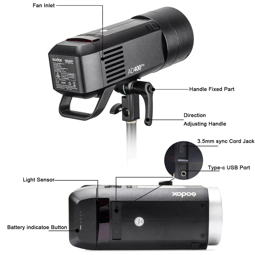 400W TTL Flash with 60cm Softbox N599528
