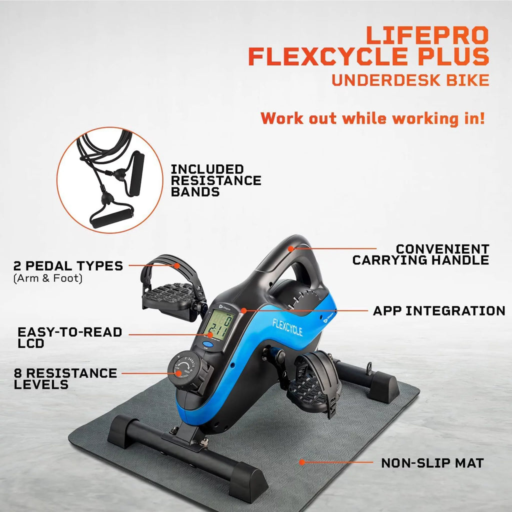 Blue Stationary Bike Pedal Exerciser W635182