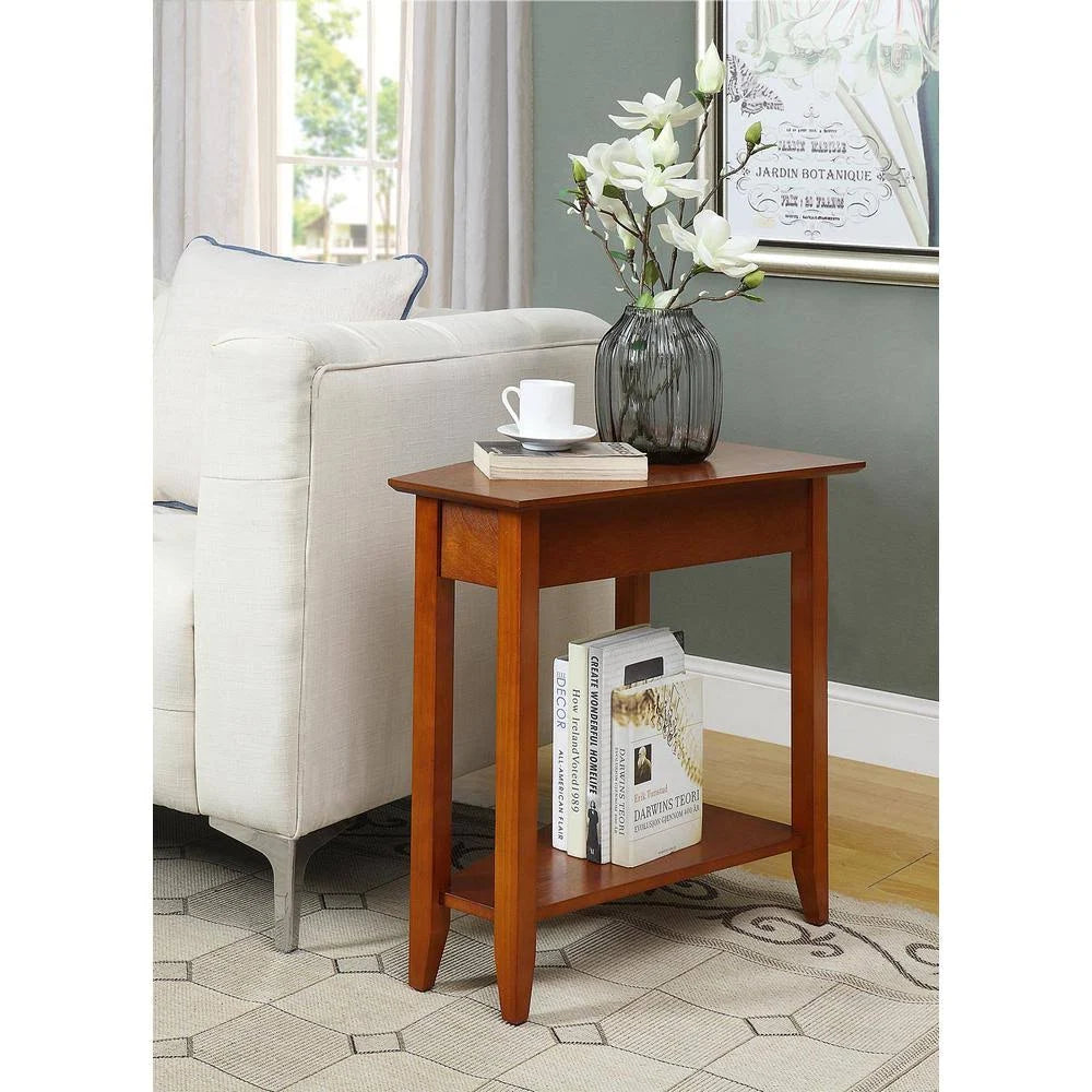 Cherry Wedge End Table L92388