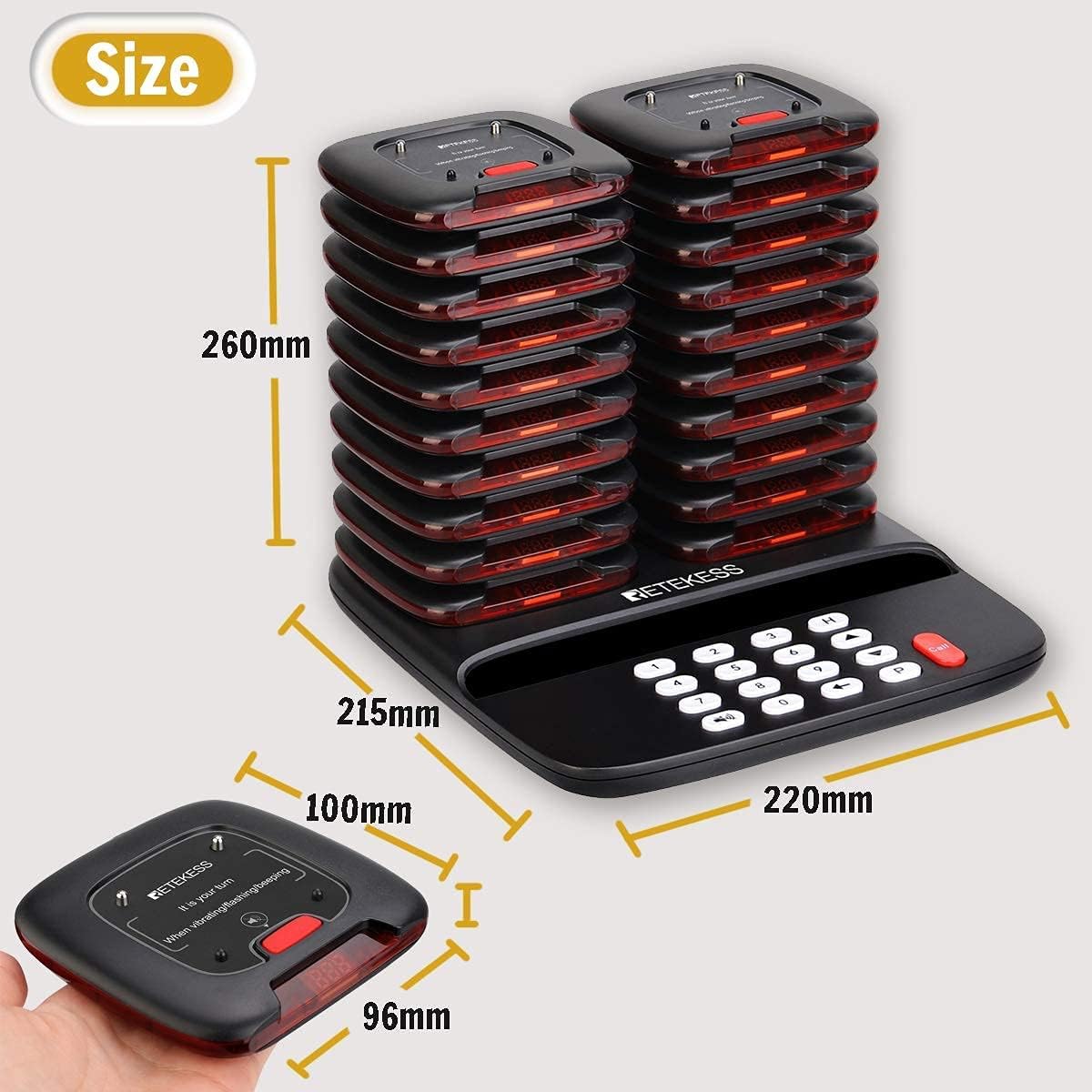 Restaurant Pager System with 20 Pagers G805861