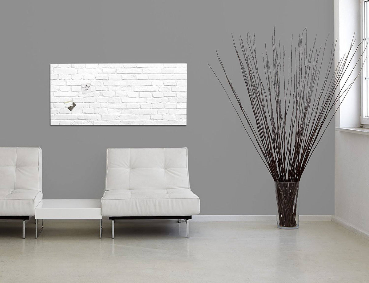 White Magnetic Glass Board S92295