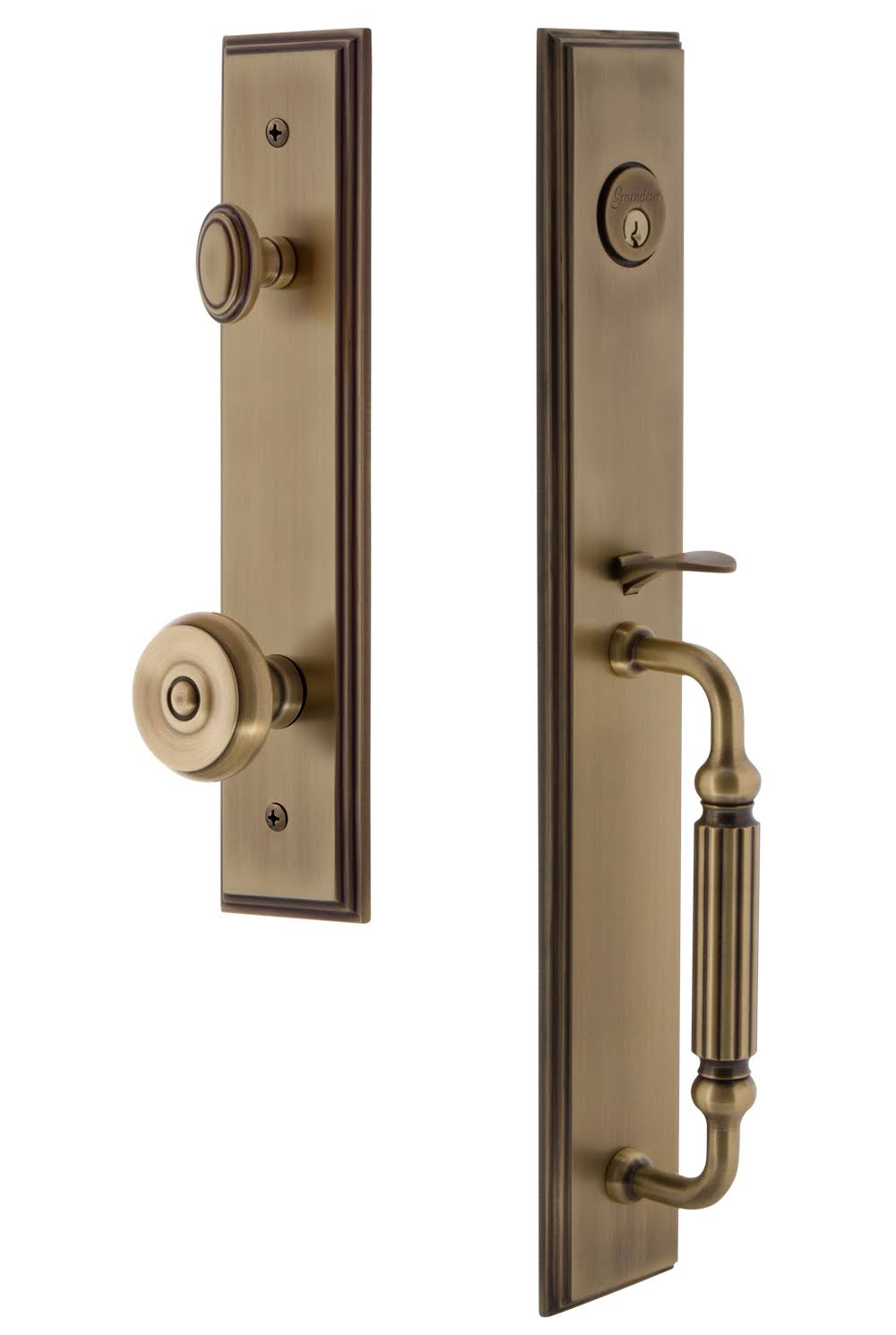 Vintage Brass Knob V871