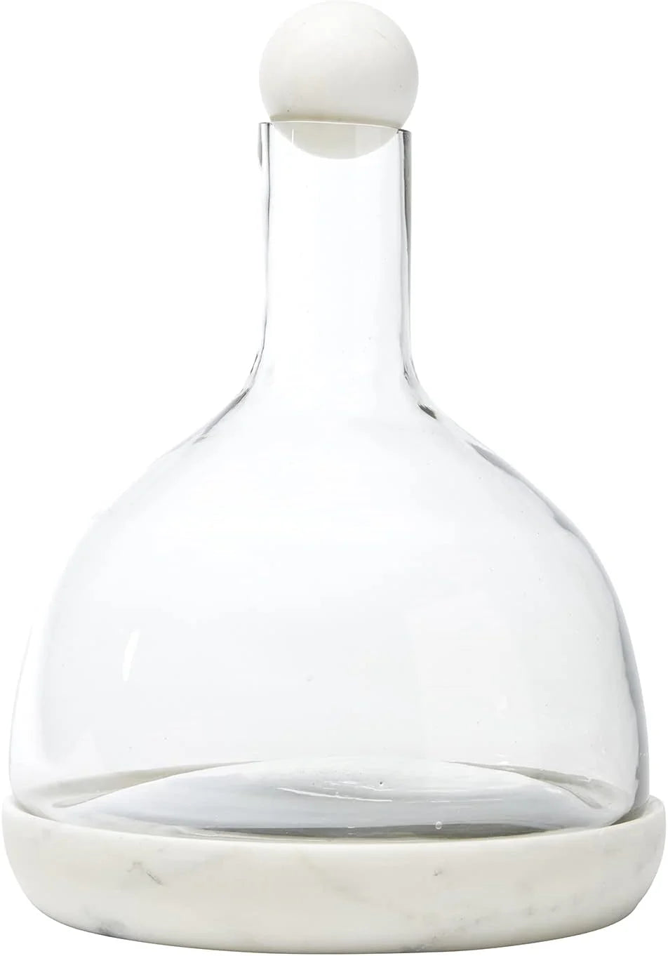 Marble and Glass Wine Carafe 42-Ounce F590643