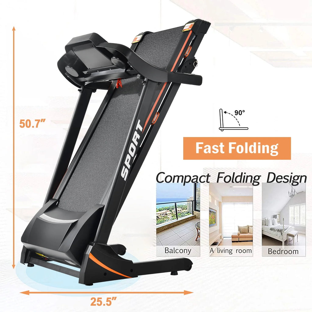 3.5HP Folding Treadmill with Incline U450684