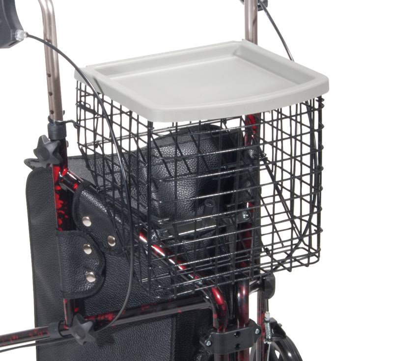 3 Wheel Rollator with Basket Tray and Pouch T225475