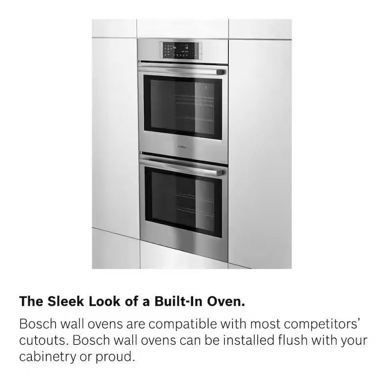 27 in Double Electric Wall Oven with Convection Self Cleaning Stainless Steel A2750