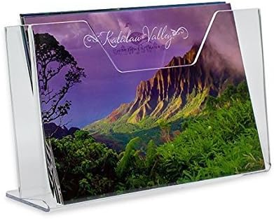 Postcard Holder Stand Rack Display Horizontal 6 Pack C973