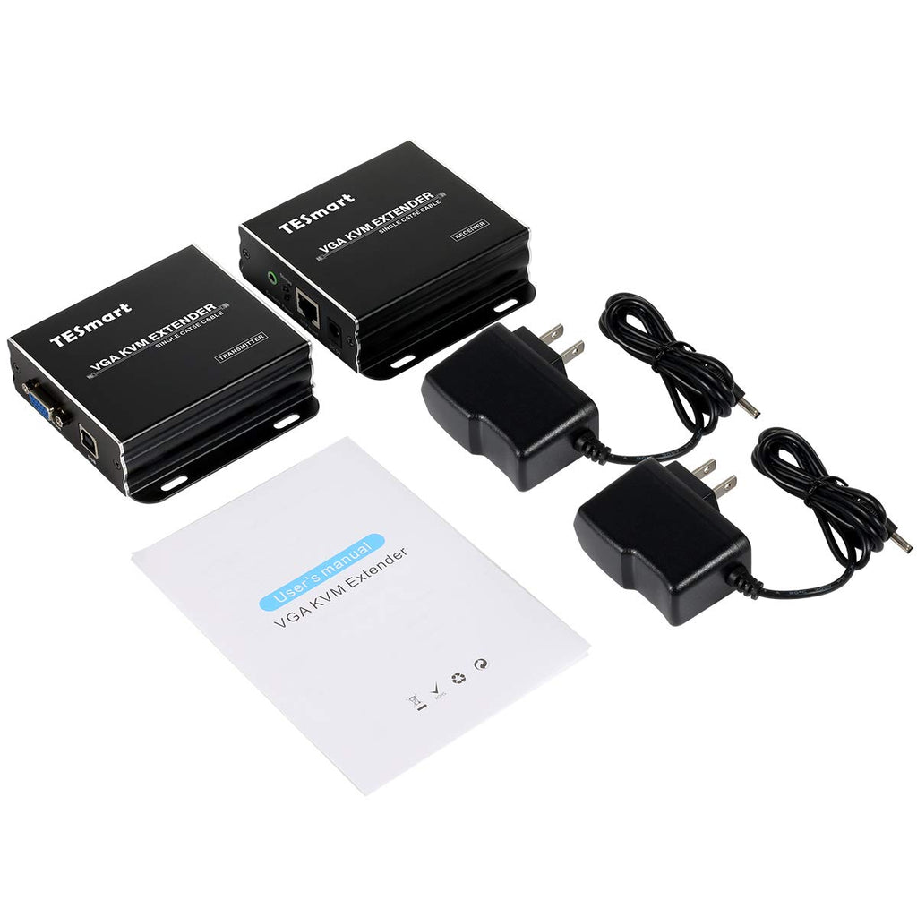 1080P 60Hz USB VGA KVM Extender Over Cat5e Cat6 Ethernet Cable Y79740