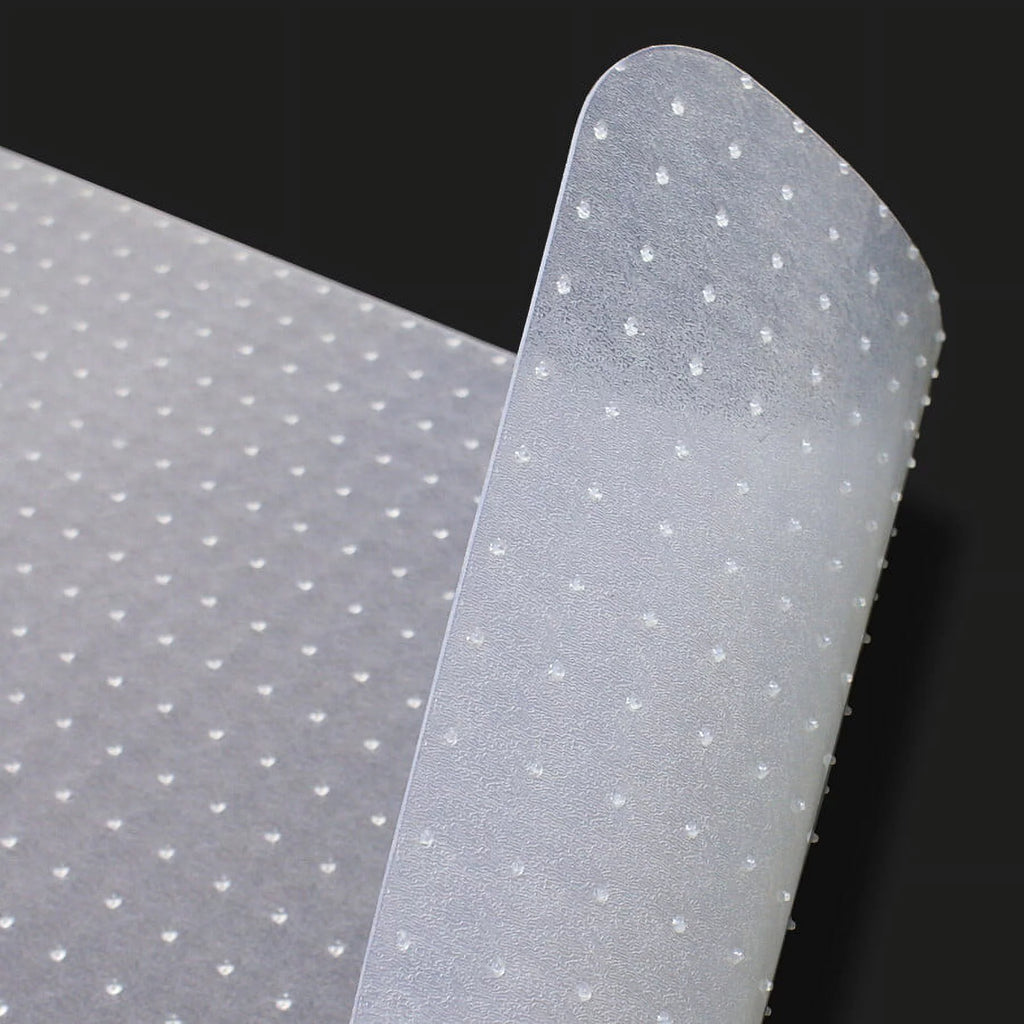 48"x36" Clear Office Chair Mat with Lip C11467