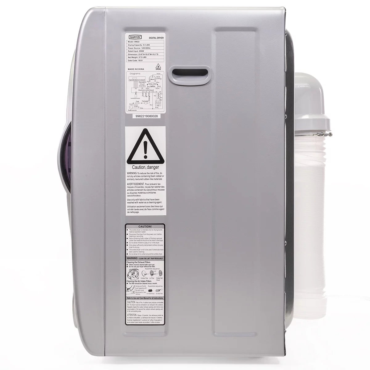 2.8kg Automatic Laundry Dryer Machine L142