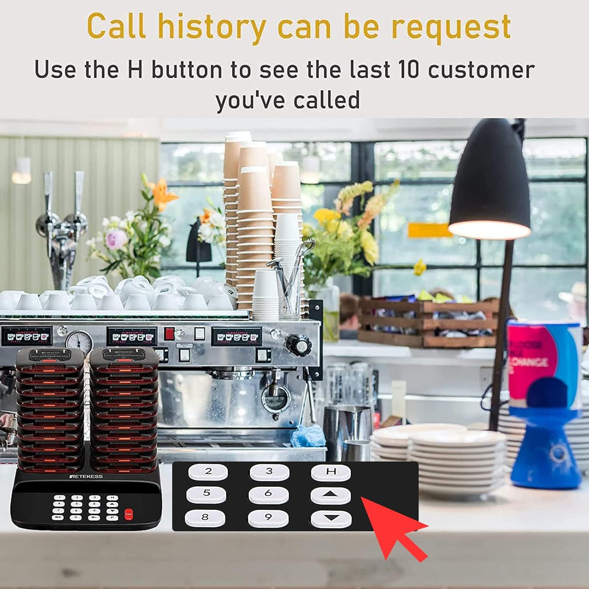 Restaurant Pager System with 20 Pagers G805861