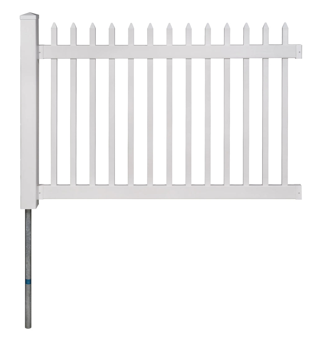 4ft x 6ft No-Dig Fence with Post Anchor & Cap F82793