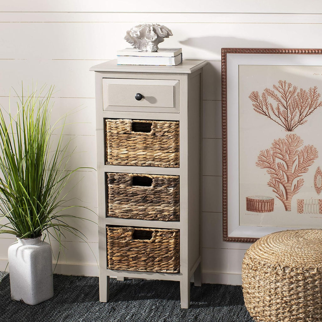 Distressed White Side Table M628802