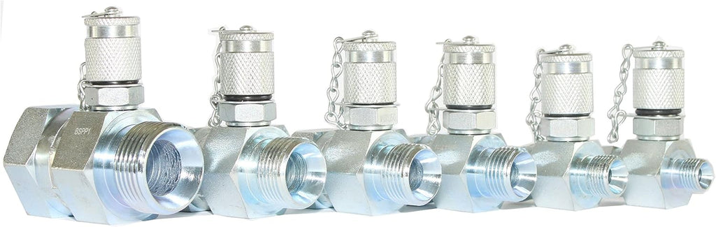 6 Pack Hydraulic Swivel Run Tees D902834