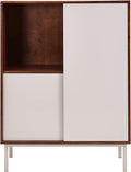 Two-Tone Sliding Door Cabinet L896