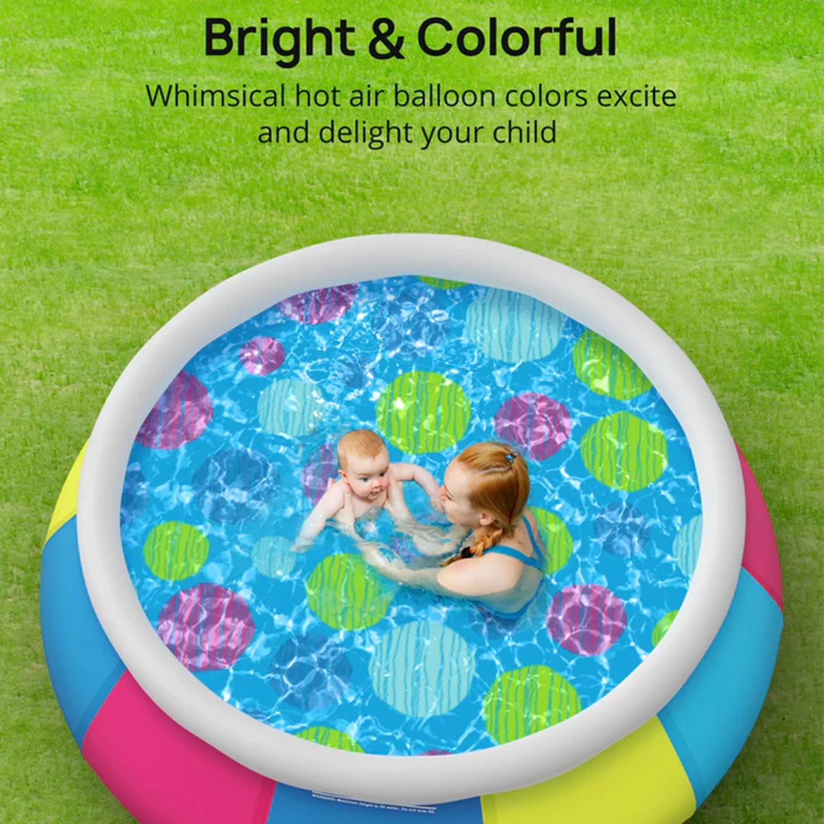 10ft x 30in Inflatable Swimming Pool Y4826