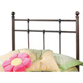 Twin Metal Spindle Headboard in Antique Bronze E20040