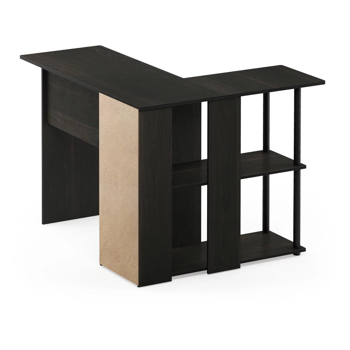 L-Shape Desk with Bookshelf E975351