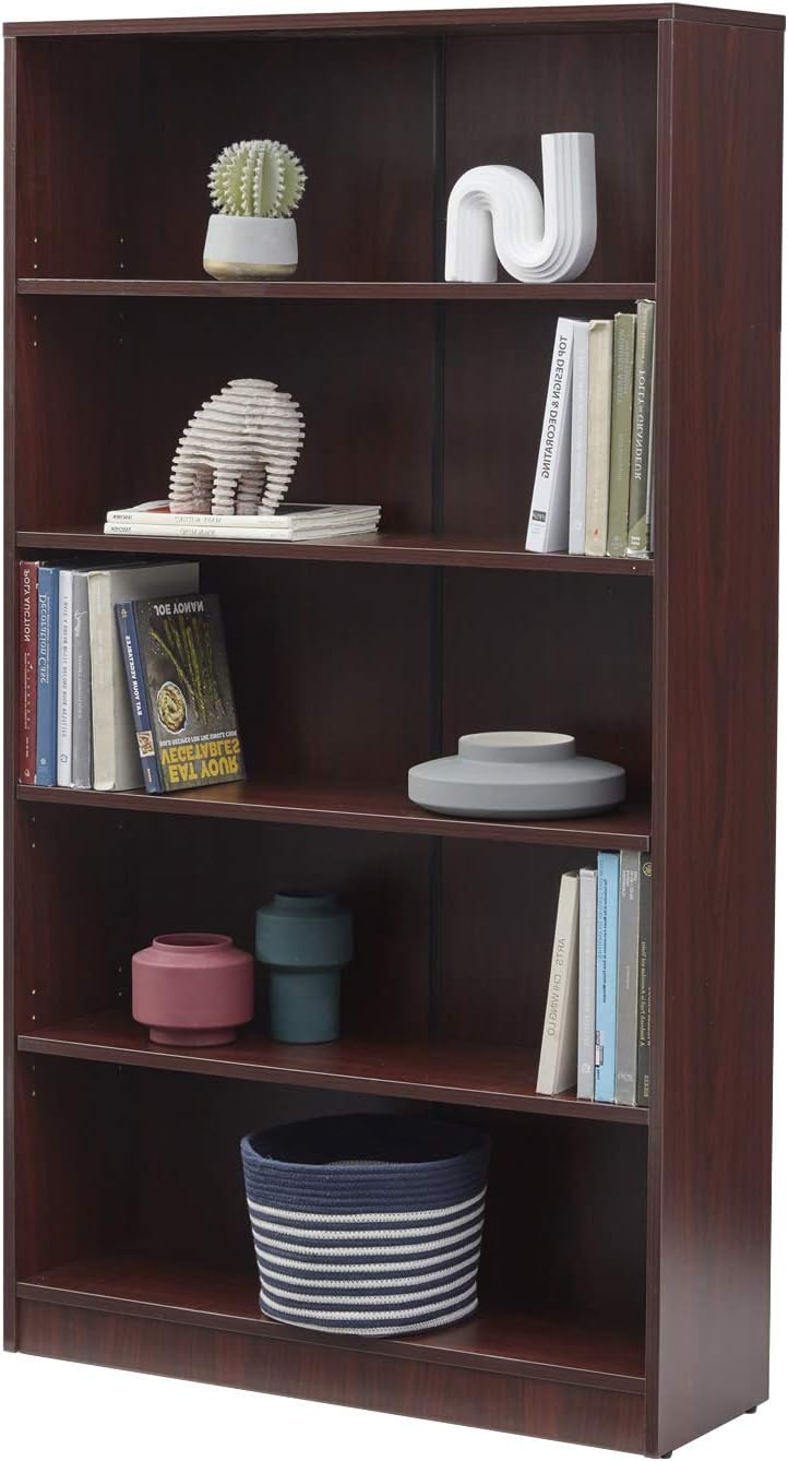 5-Shelf Adjustable Bookcase U8495