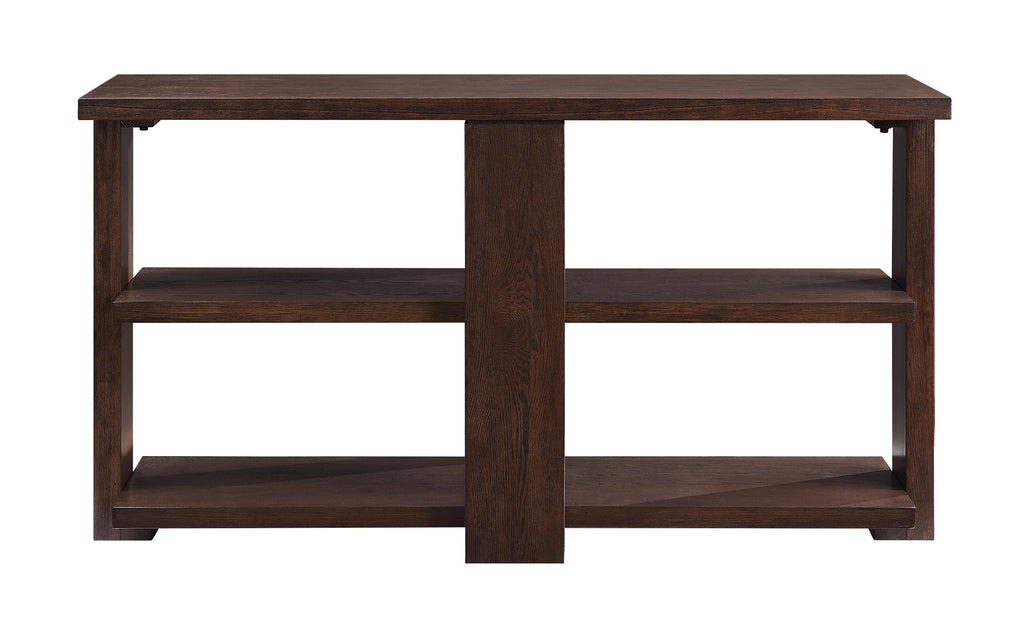Wooden 2-Shelf Console Table L110