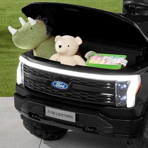 Blue 12V Electric Ride On Car Toy with Parent Control F7595